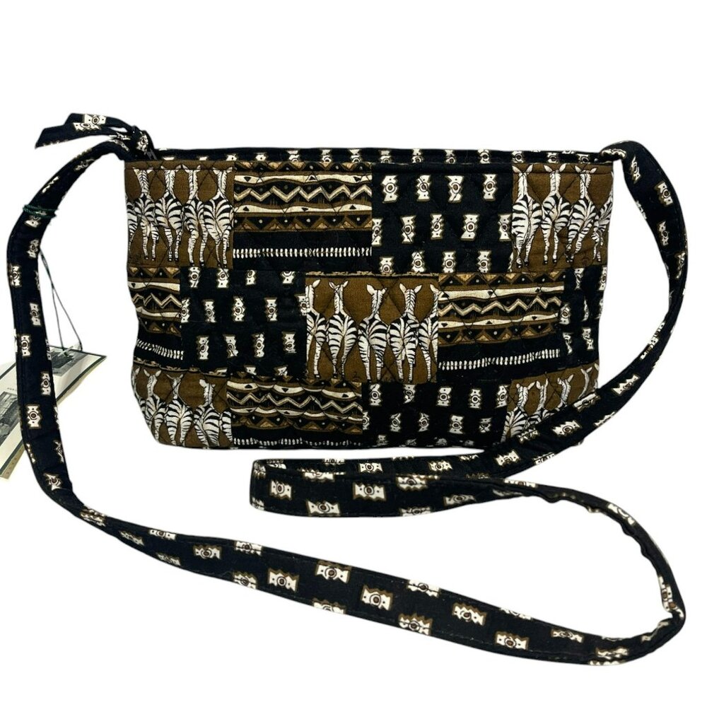 NWT Vera Bradley Small Purse Patchwork Retired Zebras